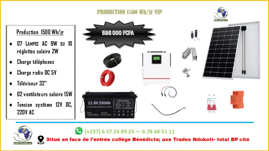 PRODUCTION VIP 1500Wh/jr 